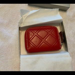Nannini Red leather wallet